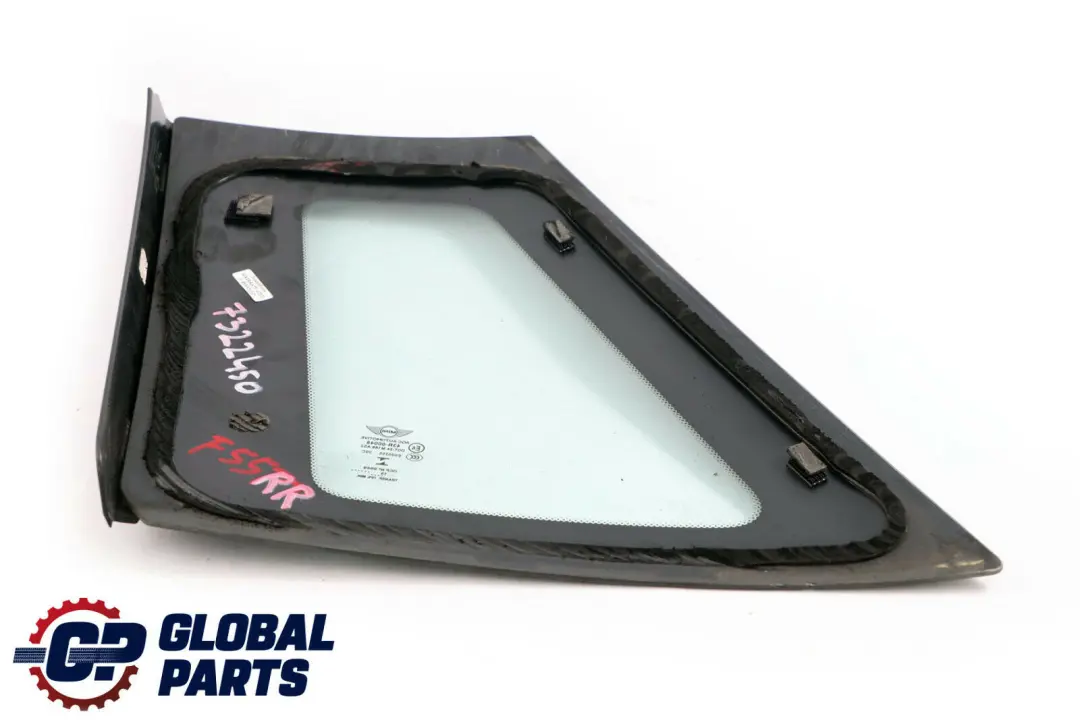 Mini Cooper F55 Rear Right O/S Driver Quarter Door Side Window Glass AS2 - SKU 7322450 - Part number 7322450