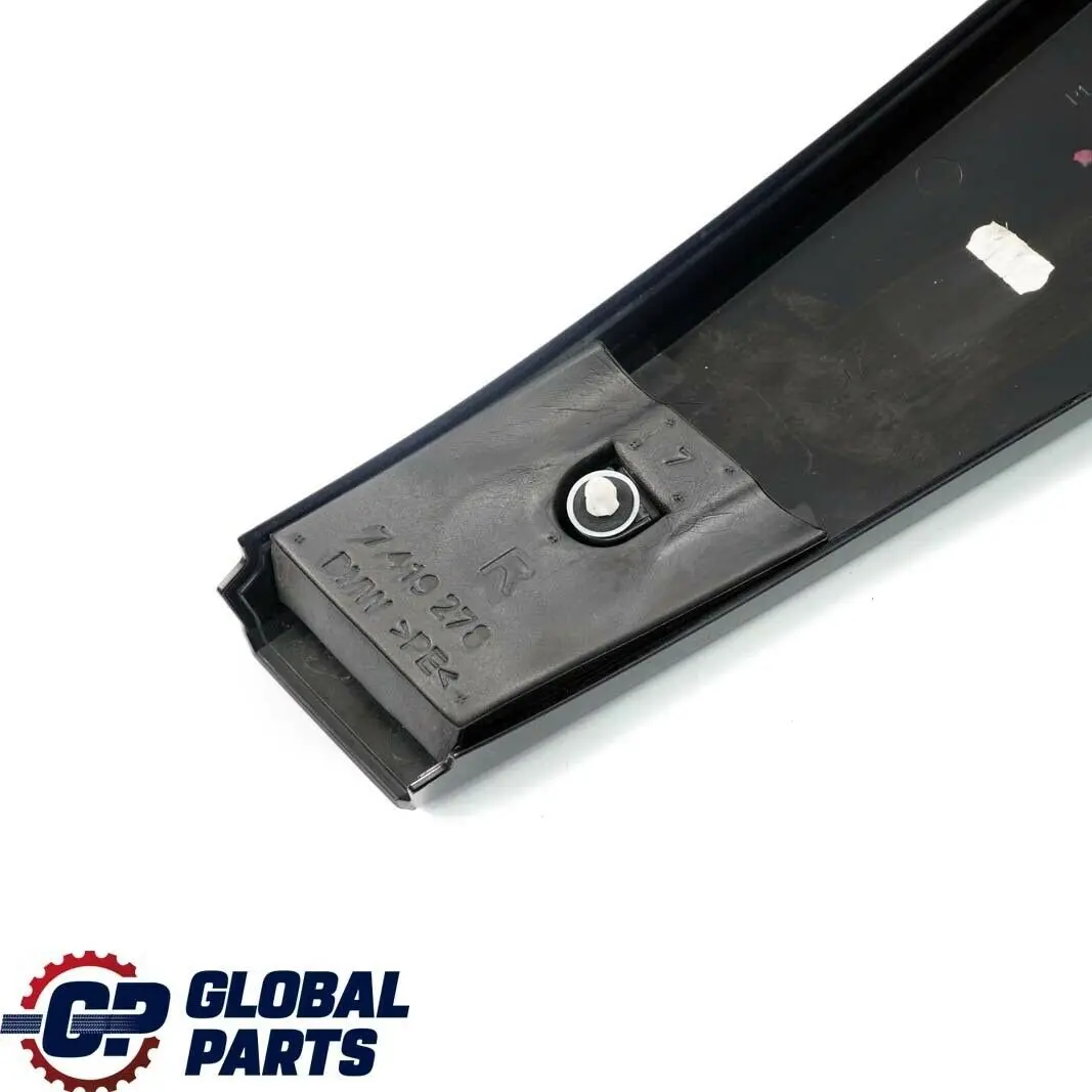 Tapa Columna Pilar B Puerta Negro Derecha para Mini Cooper One F55 con número de pieza 7322518 Mini Cooper One F55 Tapa Columna Pilar B Puerta Negro Derecha - SKU 7322518 - Número de pieza 7322518