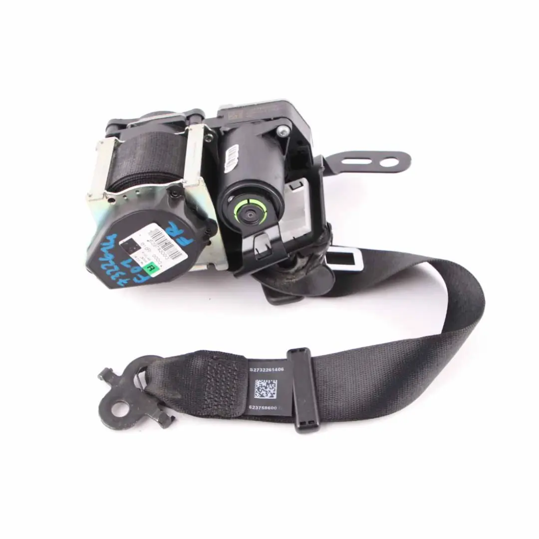 Belt BMW F10 F11 Upper Seatbelt Front Right O/S Rema Black to Seat with Part number 7322614 Seat Belt BMW F10 F11 Upper Seatbelt Front Right O/S Rema Black - SKU 7322614 - Part number 7322614
