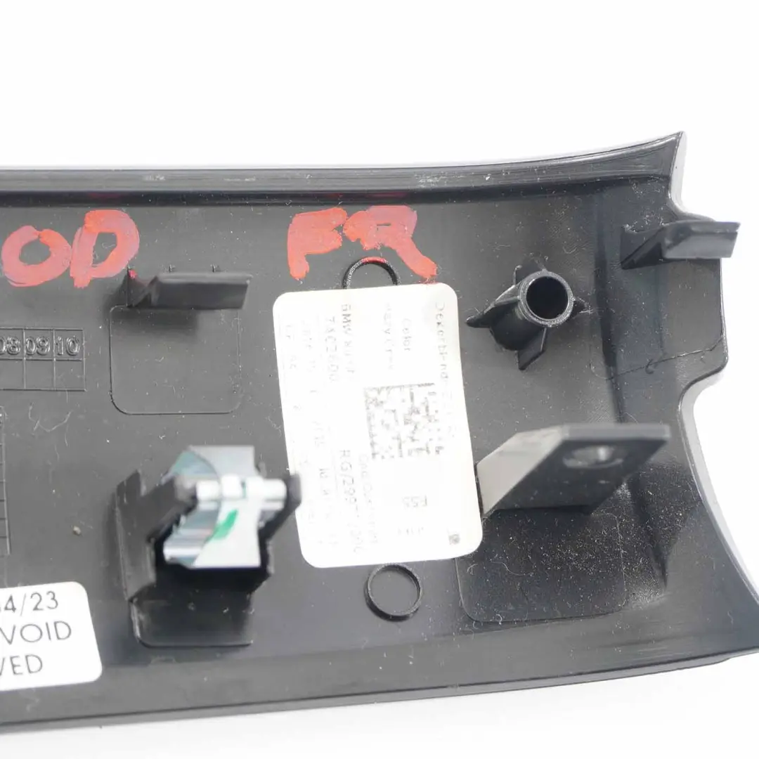 Mini F55 Tür griff verkleidung Abdeckung vorne rechts Klavier Schwarz - SKU 7322624 - Teilenummer 7322624