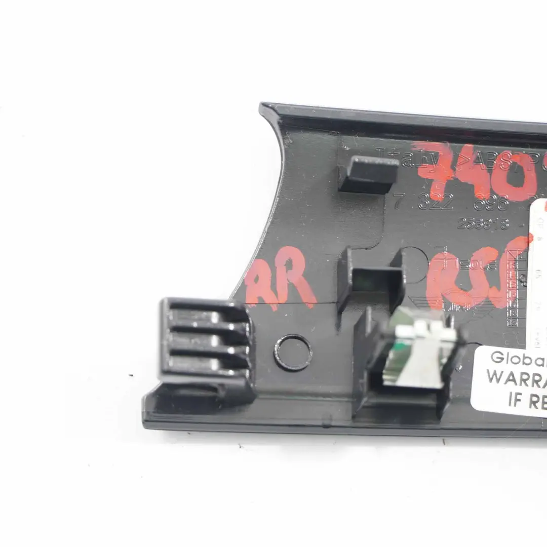Mini F55 Door Handle Interior Trim Cover Rear Right O/S Piano Black - SKU 7322696 - Part number 7322696