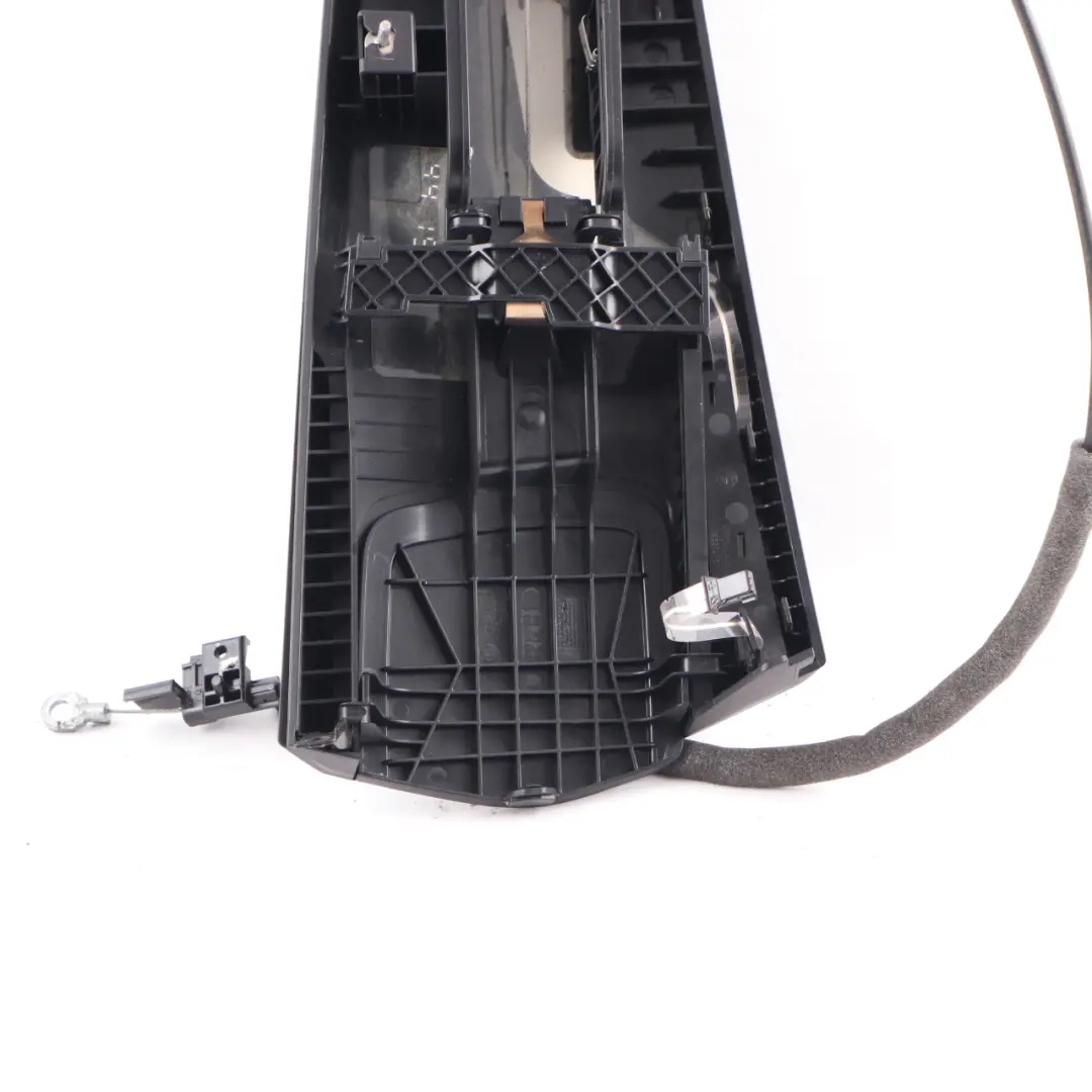 Right O/S Side Lateral Trim Panel Upper Cover Black to BMW F23 Cabrio Rear with Part number 7322912 BMW F23 Cabrio Rear Right O/S Side Lateral Trim Panel Upper Cover Black - SKU 7322912-1 - Part number 7322912