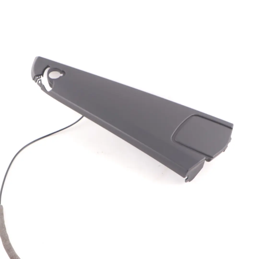 Right O/S Side Lateral Trim Panel Upper Cover Black to BMW F23 Cabrio Rear with Part number 7322912 BMW F23 Cabrio Rear Right O/S Side Lateral Trim Panel Upper Cover Black - SKU 7322912-1 - Part number 7322912