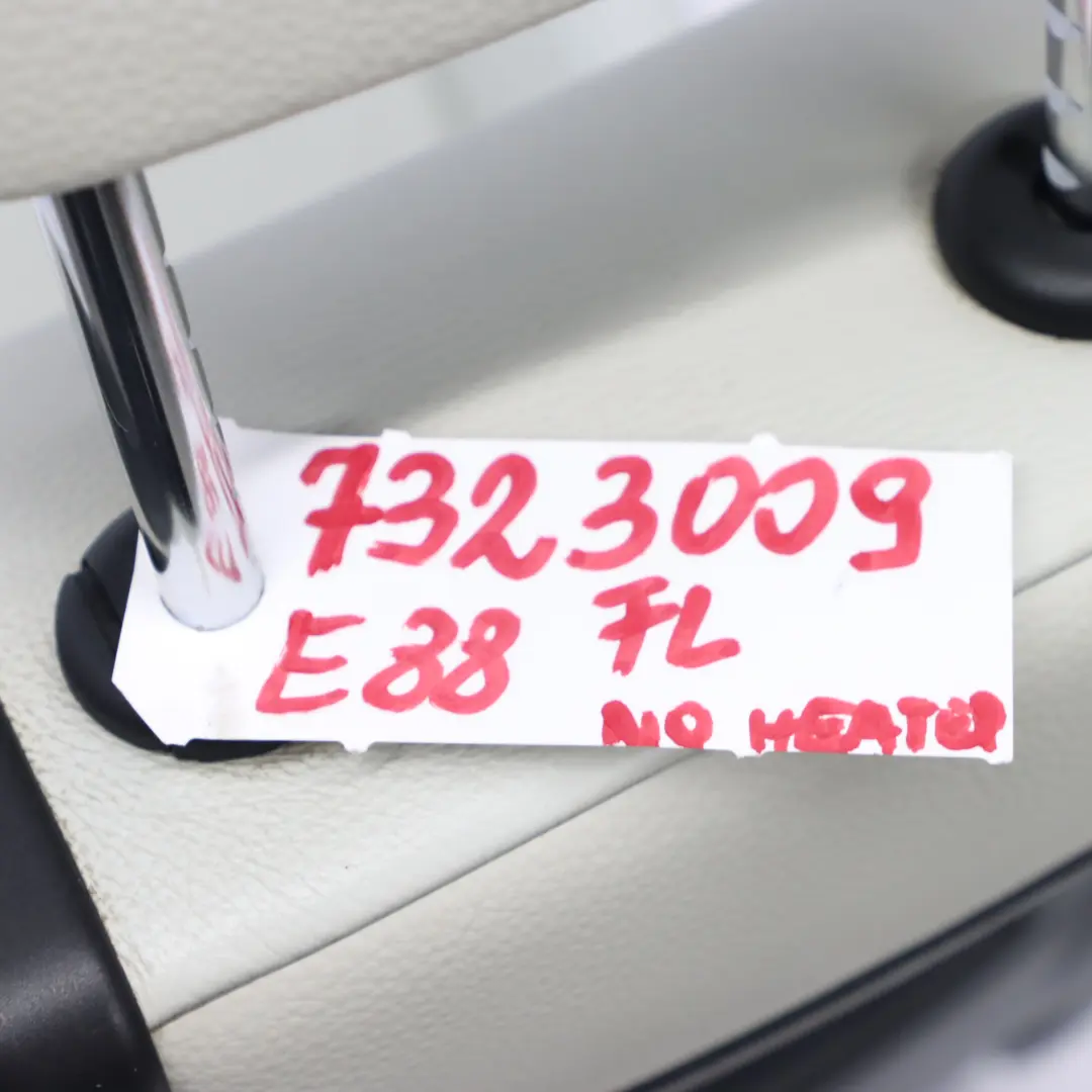 Front Seat M Sport Left N/S Leather Boston Perl Grey Contrast Blue to BMW E88 with Part number 7323009 BMW E88 Front Seat M Sport Left N/S Leather Boston Perl Grey Contrast Blue - SKU 7323009 - Part number 7323009