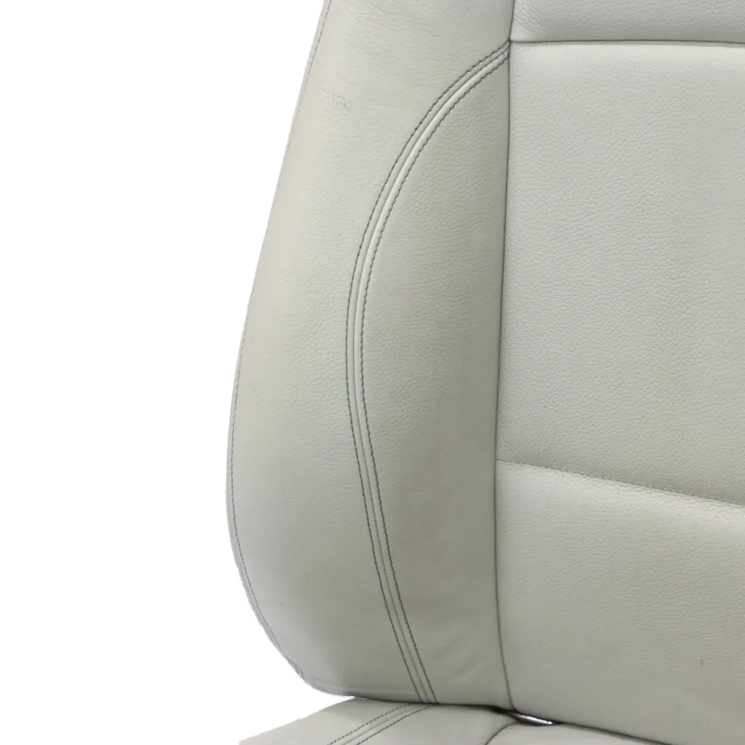 BMW E88 Siège avant M Sport gauche Cuir Boston Perl Gris Contrast Bleu - SKU 7323009 - Numéro de pièce 7323009
