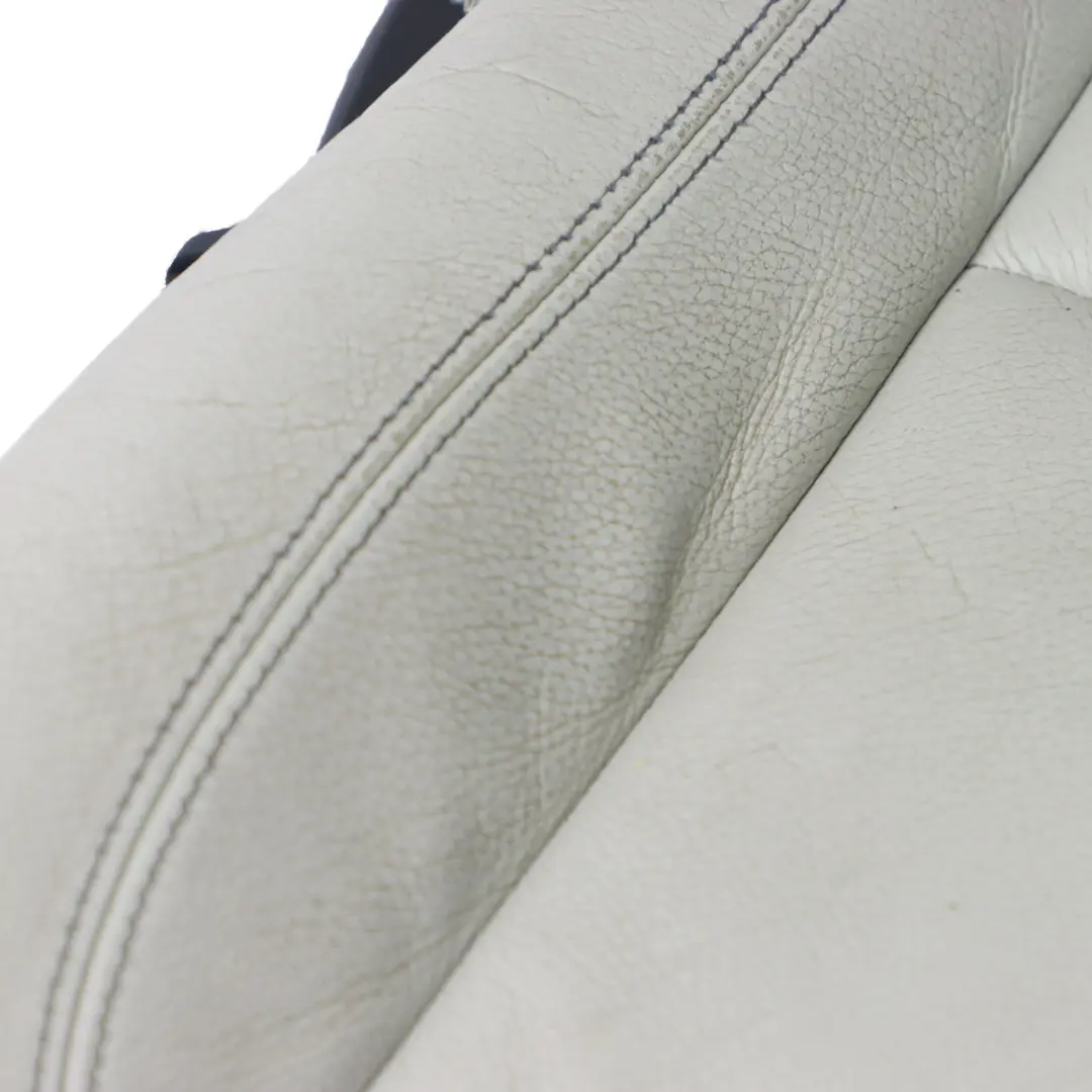 BMW E88 Asiento Delantero M Sport Derecho Cuero Boston Perl Gris Contraste Azul - SKU 7323010 - Número de pieza 7323010