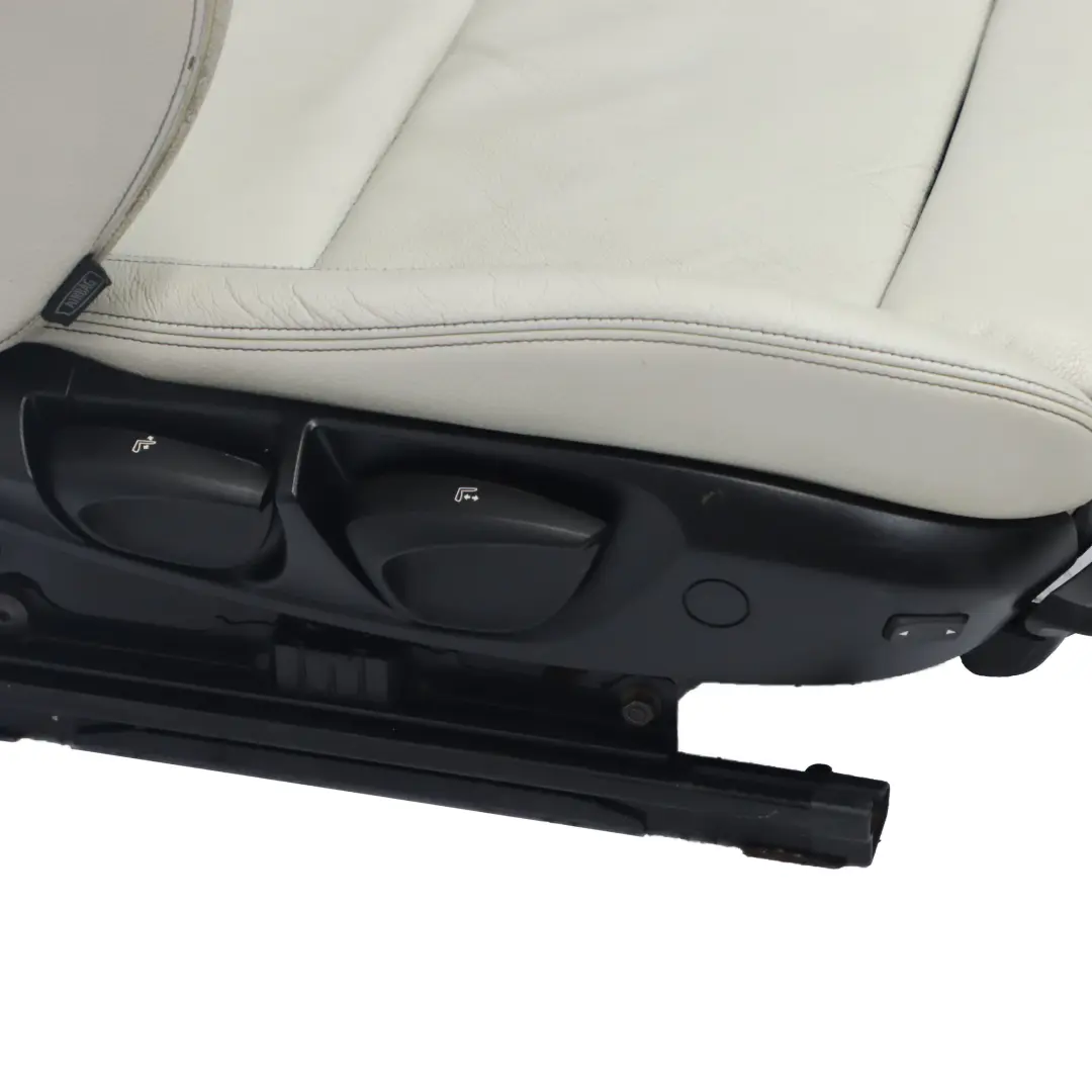 BMW E88 Asiento Delantero M Sport Derecho Cuero Boston Perl Gris Contraste Azul - SKU 7323010 - Número de pieza 7323010