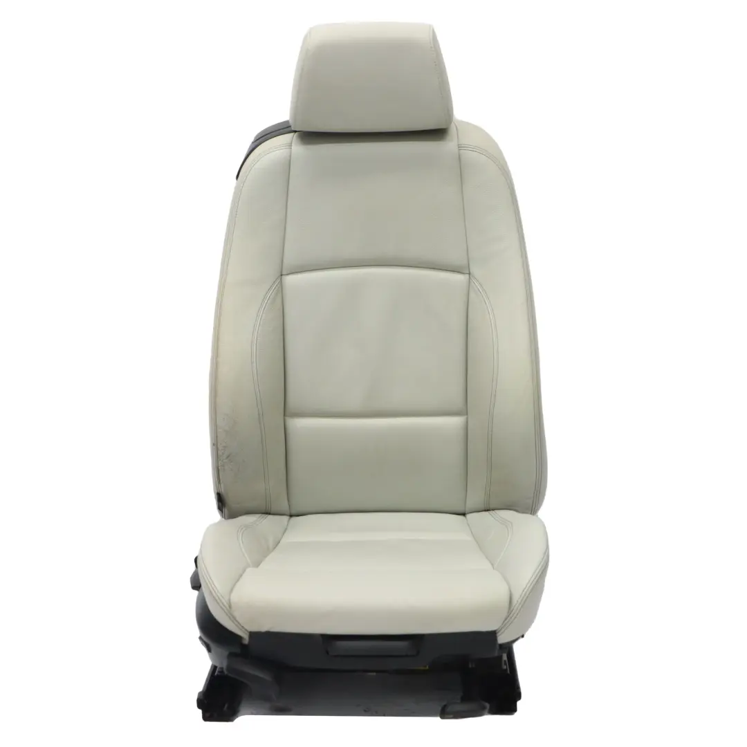BMW E88 Front Seat M Sport Right O/S Leather Boston Perl Grey Contrast Blue - SKU 7323010 - Part number 7323010