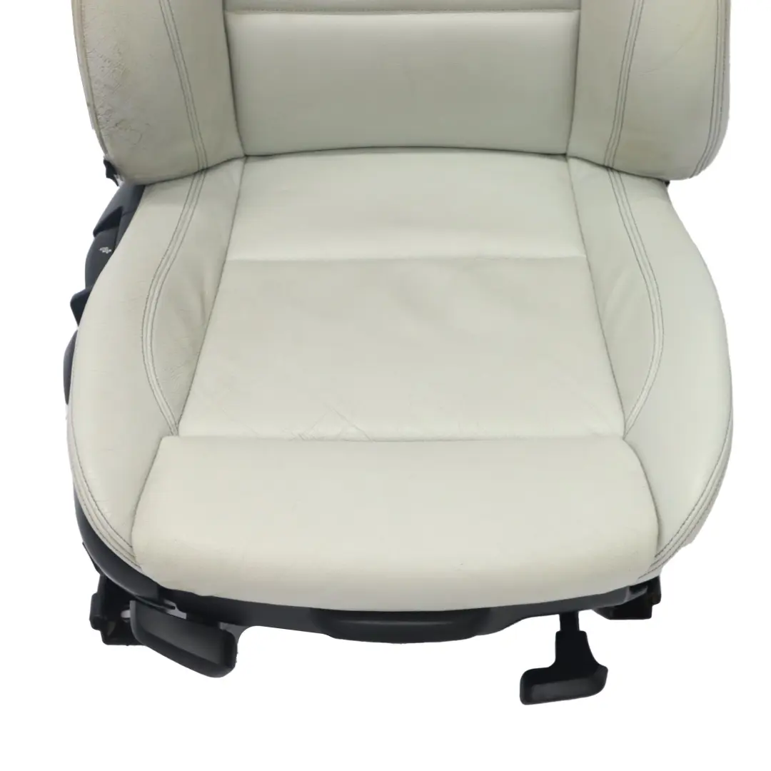 BMW E88 Front Seat M Sport Right O/S Leather Boston Perl Grey Contrast Blue - SKU 7323010 - Part number 7323010