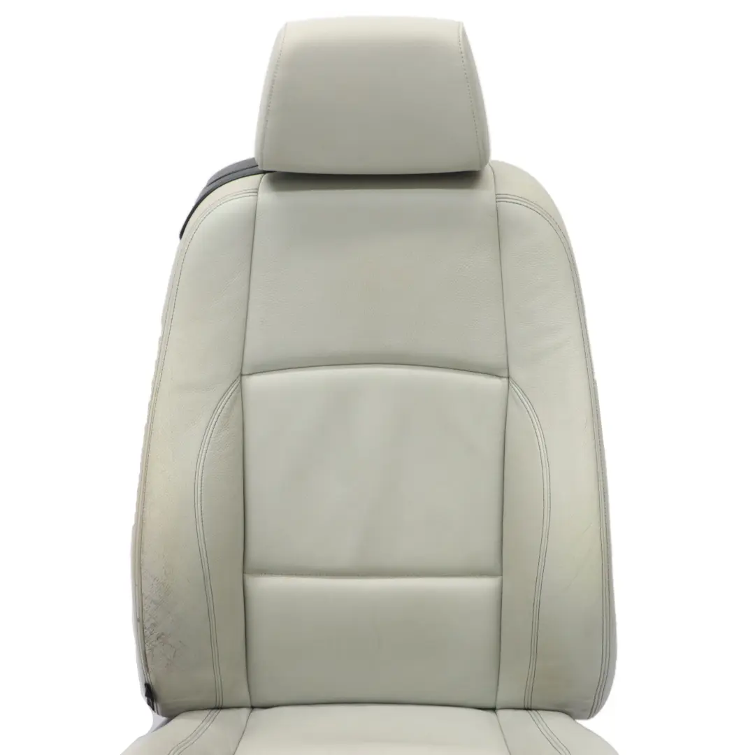BMW E88 Front Seat M Sport Right O/S Leather Boston Perl Grey Contrast Blue - SKU 7323010 - Part number 7323010