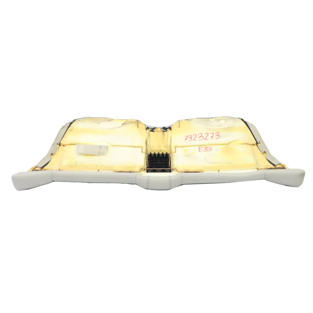 Bench Seat Cover Back Sofa Cabrio Leather Boston Pearl Grey to BMW E88 Rear with Part number 7323273 BMW E88 Rear Bench Seat Cover Back Sofa Cabrio Leather Boston Pearl Grey - SKU 7323273 - Part number 7323273