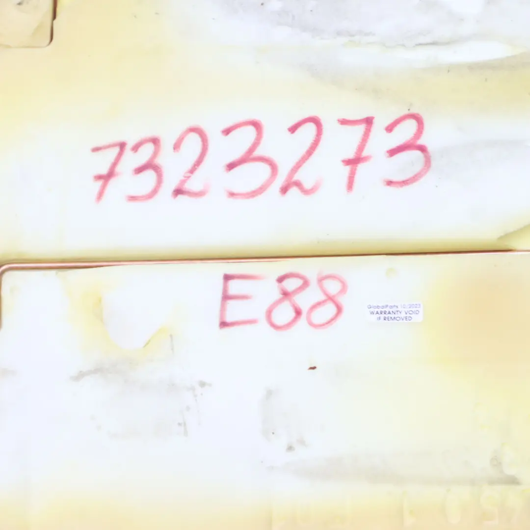 BMW E88 Rücksitzbank Abdeckung zurück Sofa Leder Boston Perlgrau - SKU 7323273 - Teilenummer 7323273