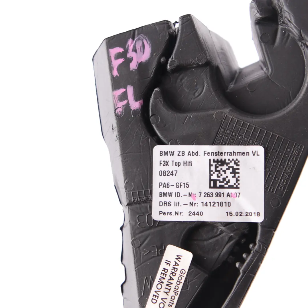 Vorne Linke Tür Fenster Rahmen Dichtung Laut Sprecher 7261991 für BMW F30 F31 mit Teilenummer 7323509 BMW F30 F31 Vorne Linke Tür Fenster Rahmen Dichtung Laut Sprecher 7261991 - SKU 7323509-1 - Teilenummer 7323509