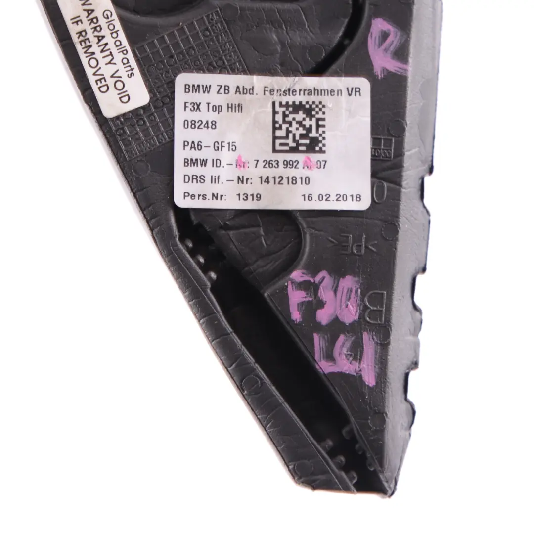 Porta Anteriore Destra Guarnizione Schiuma Altoparlante 7263992 per BMW F30 F31 con numero di parte 7323510 BMW F30 F31 Porta Anteriore Destra Guarnizione Schiuma Altoparlante 7263992 - SKU 7323510-1 - Numero di parte 7323510