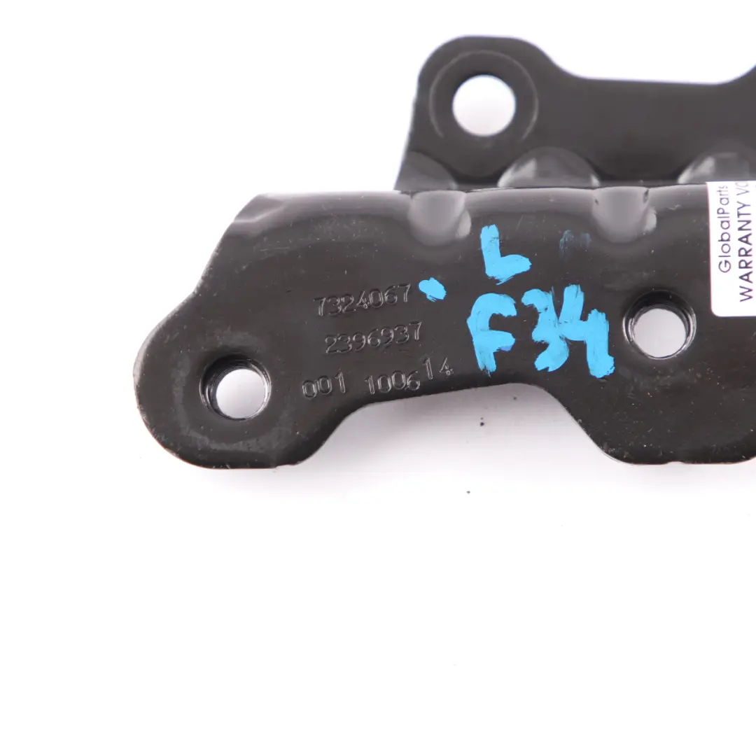Montaje placa de asiento trasero izquierdo Soporte para BMW F34 GT con número de pieza 7324067 BMW F34 GT Montaje placa de asiento trasero izquierdo Soporte - SKU 7324067 - Número de pieza 7324067