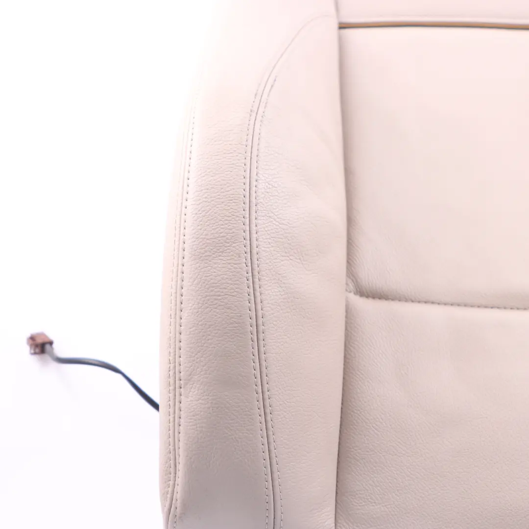 BMW E84 Seat Backrest Front Left N/S Heated Back Cover Oyster Leather Nevada - SKU 7324171 - Part number 7324171