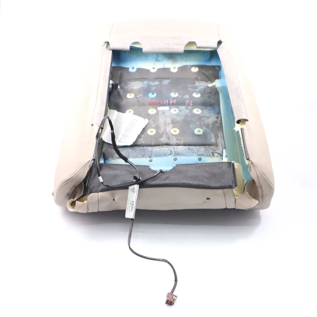 BMW E84 Oparcie Fotela Lewe Przednie Podgrzewane Skóra Oyster - SKU 7324171 - Numer Części 7324171