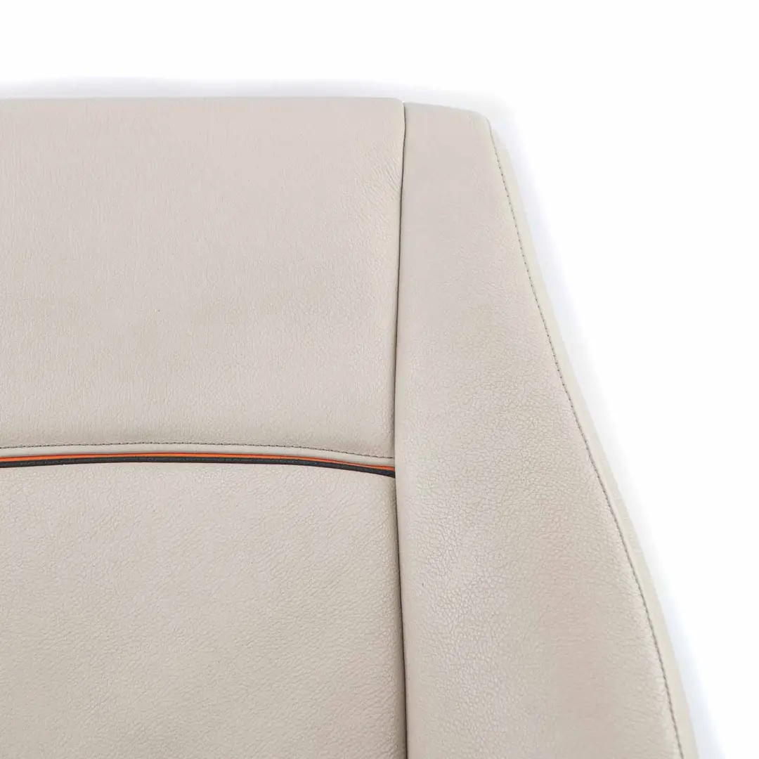 Backrest Front Right O/S Heated Back Cover Oyster Leather Nevada to BMW E84 Seat with Part number 7324172 BMW E84 Seat Backrest Front Right O/S Heated Back Cover Oyster Leather Nevada - SKU 7324172 - Part number 7324172