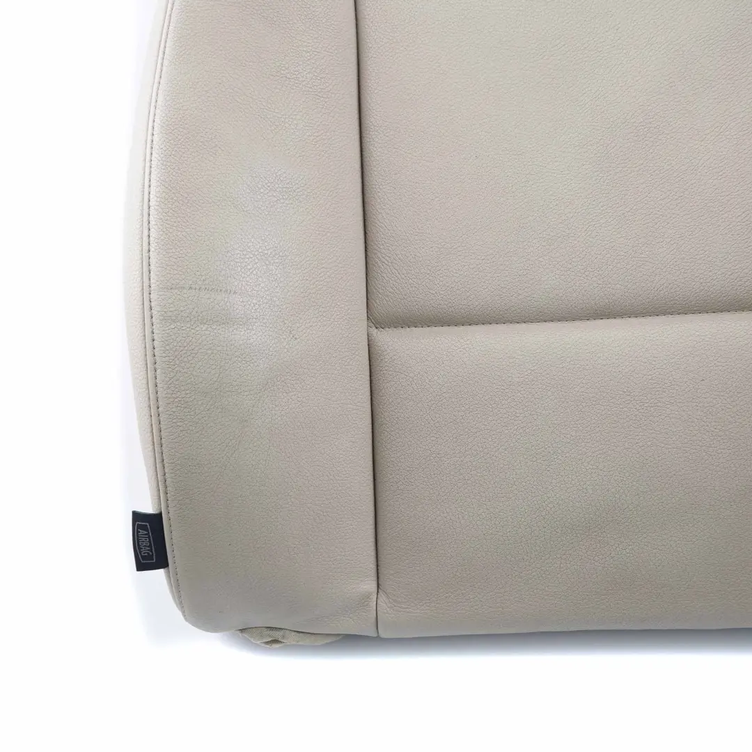 BMW E84 Dossier siège avant droite Couvre-dossier chauffant Cuir Nevada Oyster - SKU 7324172 - Numéro de pièce 7324172