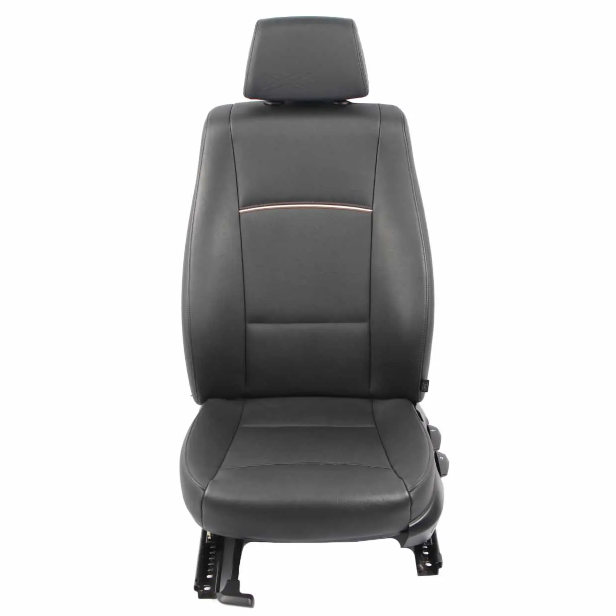 BMW X1 E84 Asiento Delantero Izquierdo Cuero Nevada Negro Ribete Gris Marron