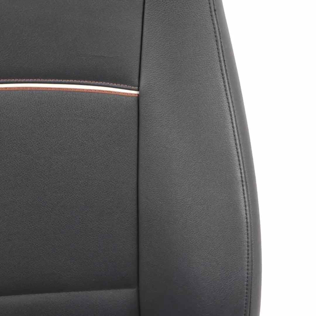 BMW X1 E84 Siège Avant Gauche Cuir Nevada Piping Noir Gris Marron - SKU 7324173-1 - Numéro de pièce 7324173