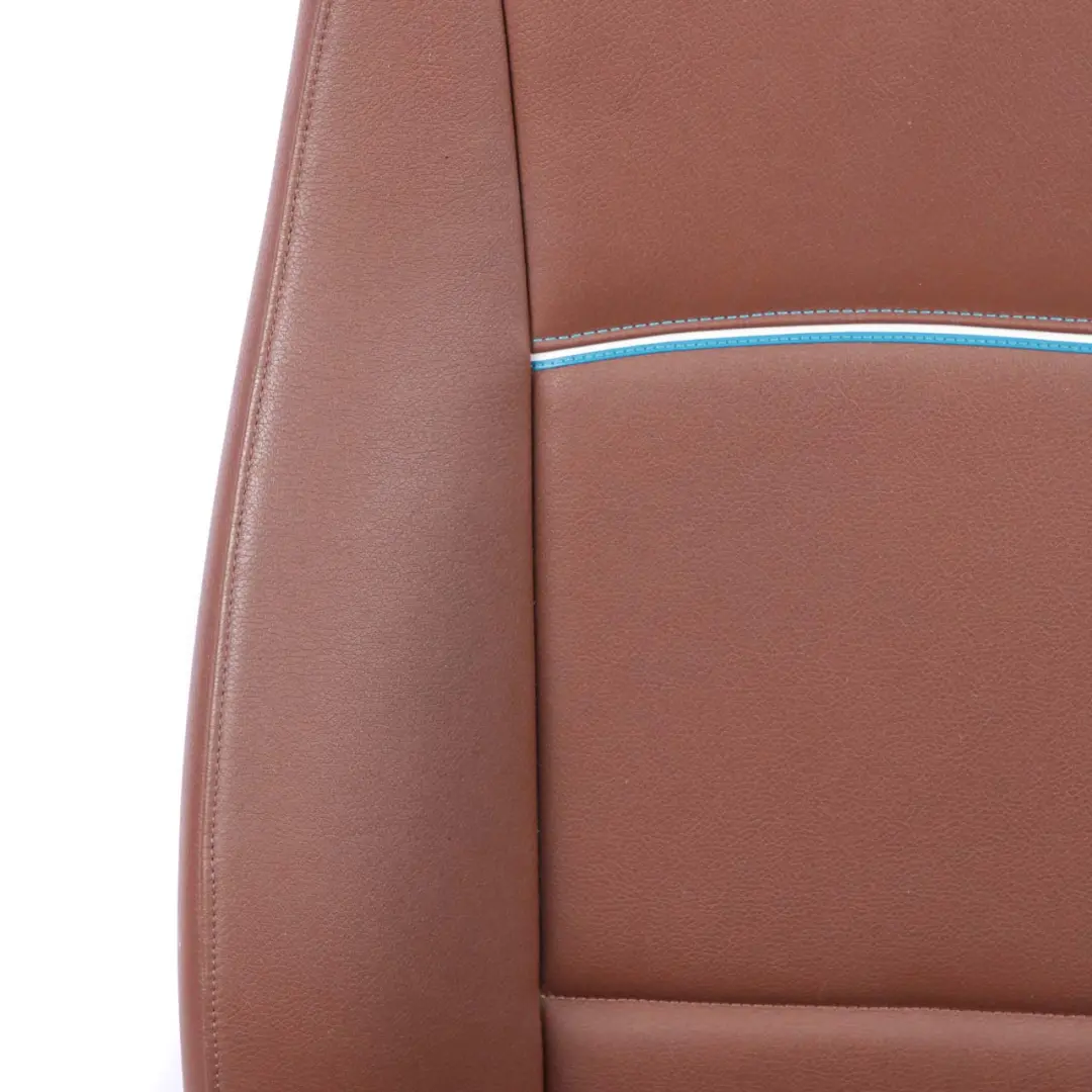 Front Left N/S Seat Leather Nevada Terra Welt Grey-Petrol to BMW X1 Series E84 with Part number 7324175 BMW X1 Series E84 Front Left N/S Seat Leather Nevada Terra Welt Grey-Petrol - SKU 7324175 - Part number 7324175