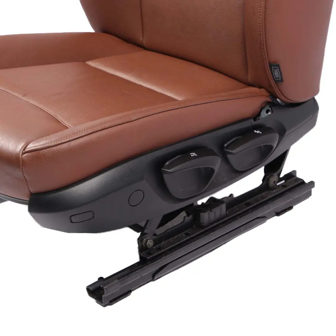 BMW X1 Series E84 Front Left N/S Seat Leather Nevada Terra Welt Grey-Petrol - SKU 7324175 - Part number 7324175