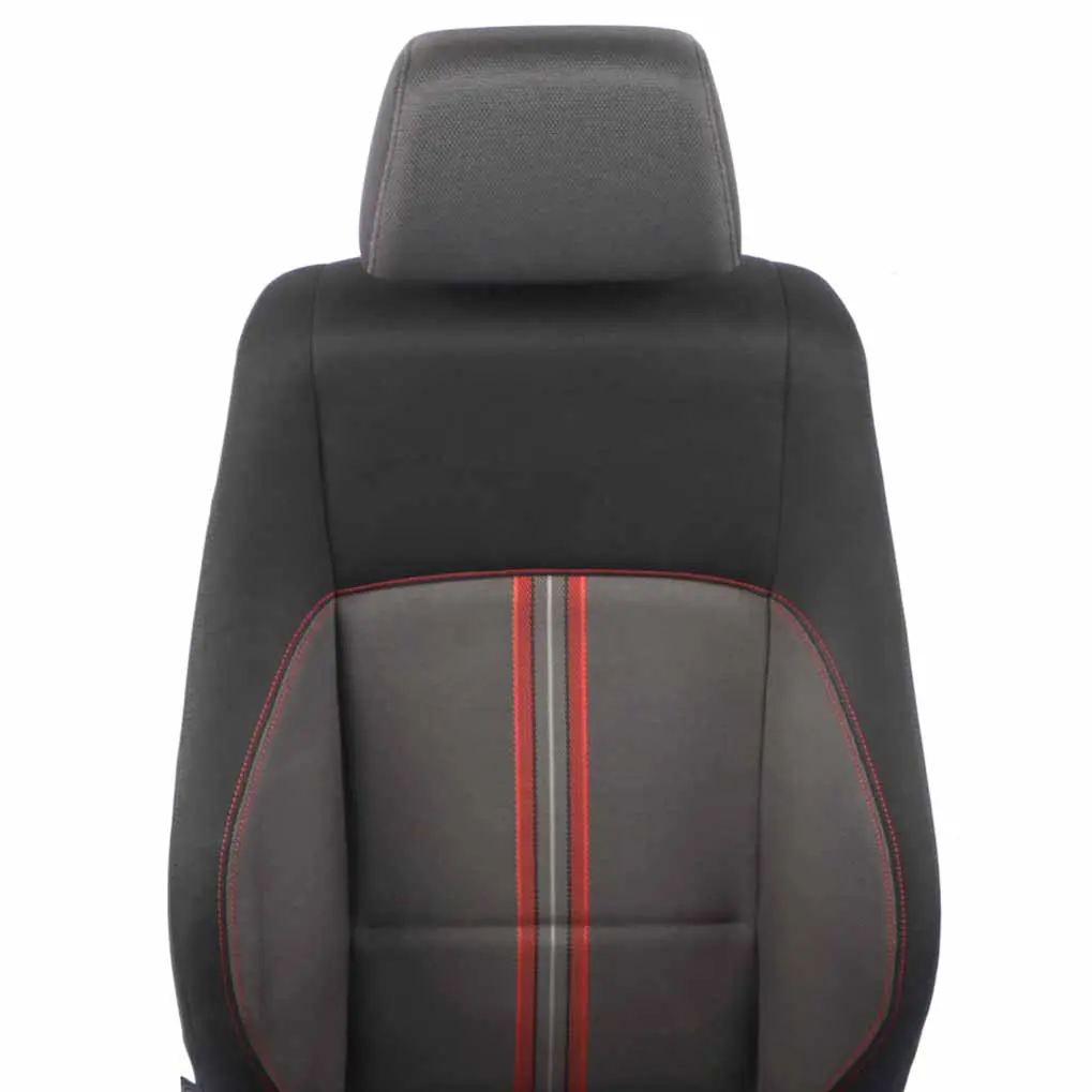 BMW X1 E84 Delantero Derecho M Sport Asiento Tela Antracita Rojo - SKU 7324180-1 - Número de pieza 7324180