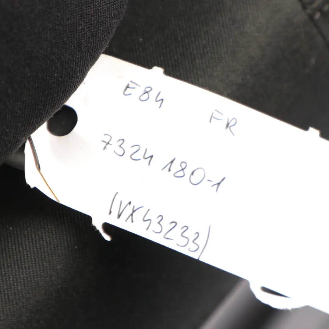 BMW X1 E84 Delantero Derecho M Sport Asiento Tela Antracita Rojo - SKU 7324180-1 - Número de pieza 7324180