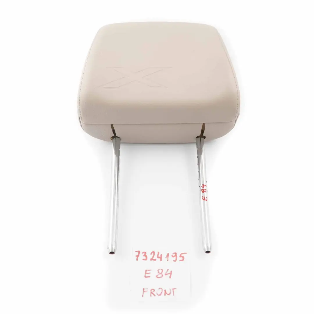 Asiento Reposacabezas Delantero Izquierdo Derecho X-Line Cuero Oyster para BMW X1 E84 con número de pieza 2992846 BMW X1 E84 Asiento Reposacabezas Delantero Izquierdo Derecho X-Line Cuero Oyster - SKU 7324195 - Número de pieza 2992846