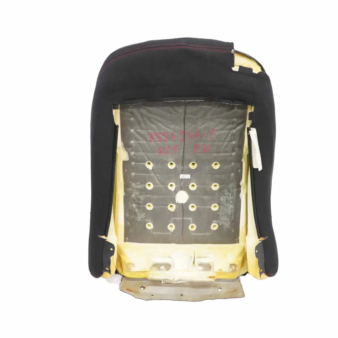 Respaldo Delantero Derecho Funda Asiento Deportivo Tela Antracita Rojo para BMW F21 con número de pieza 7324244 BMW F21 Respaldo Delantero Derecho Funda Asiento Deportivo Tela Antracita Rojo - SKU 7324244-1 - Número de pieza 7324244