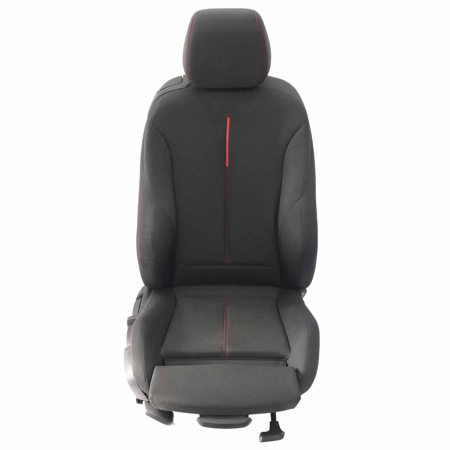 BMW F21 F22 Sport Cloth Tela Pista / Antracita Rojo Delantero Derecho Asiento