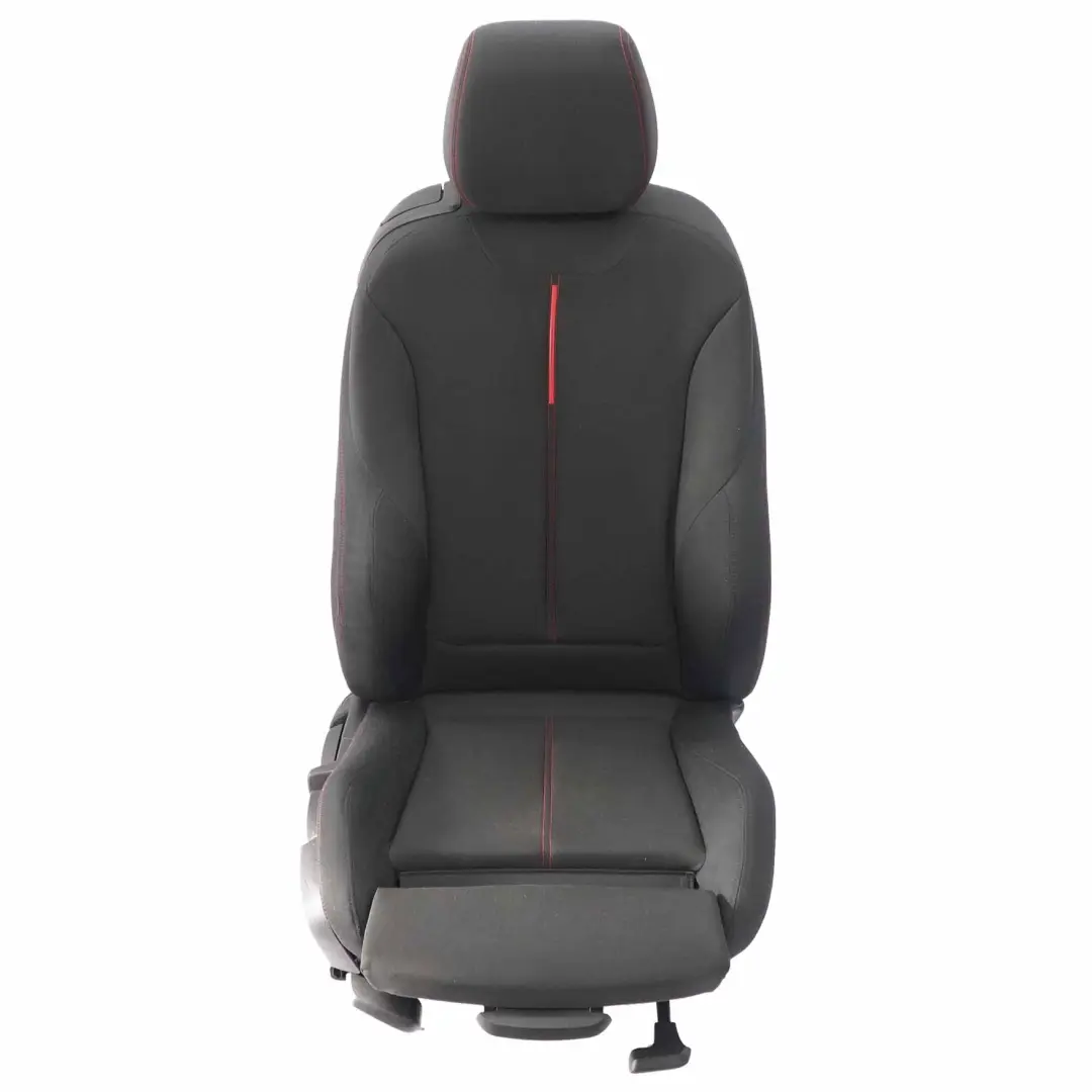 BMW F21 F22 F32 Sedile Anteriore Destro Tessuto Sportivo Track / Antracite Rosso - SKU 7324244 - Numero di parte 7324244