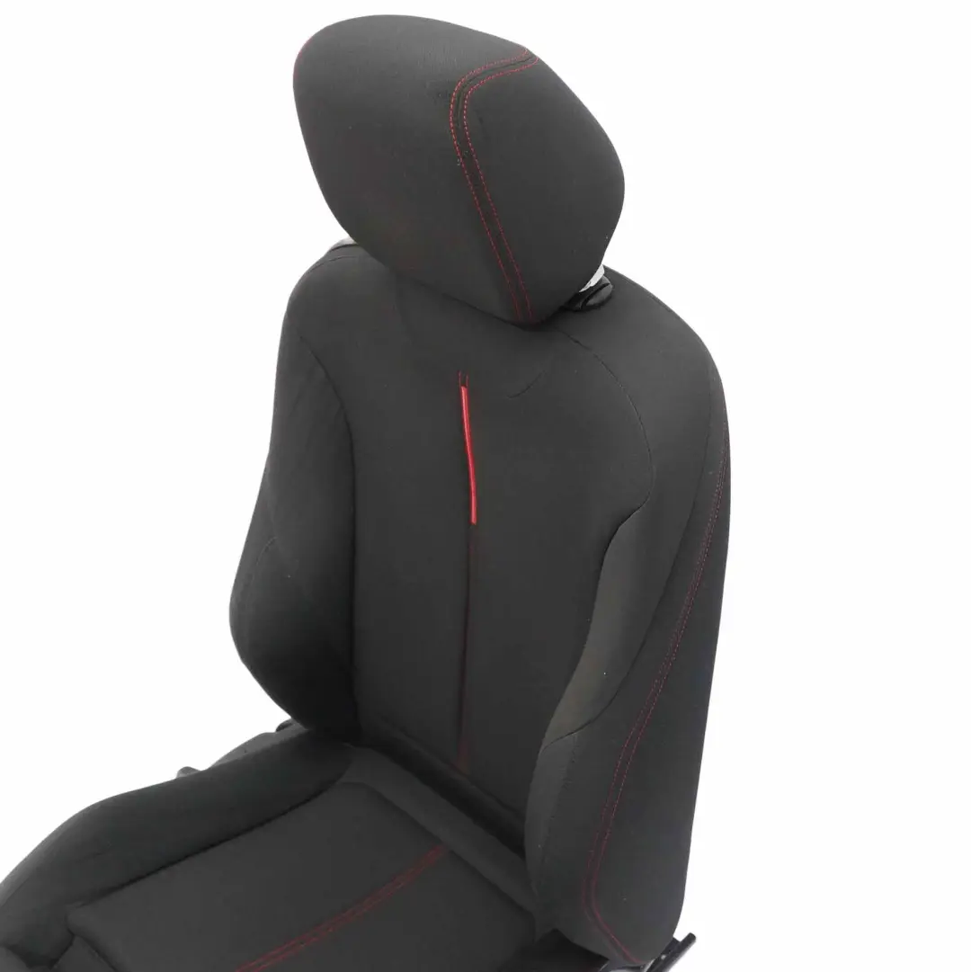 BMW F21 F22 Sport Cloth Fabric Track / Anthracite Red Front Right O/S Seat - SKU 7324244 - Part number 7324244