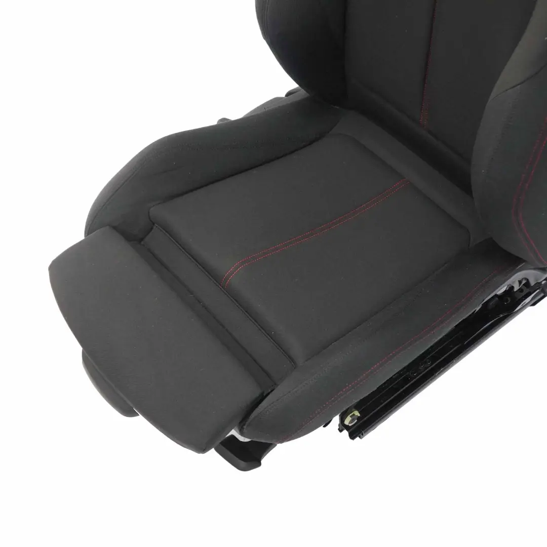 BMW F21 F22 Sport Cloth Fabric Track / Anthracite Red Front Right O/S Seat - SKU 7324244 - Part number 7324244