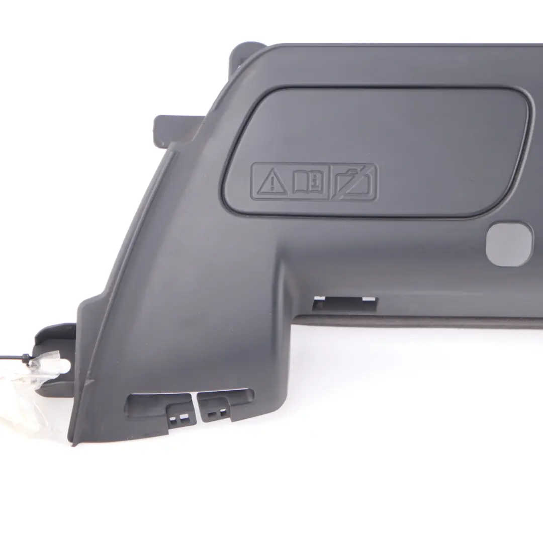BMW F33 F83 M4 Cabrio Panel maletero Trunk Partition Trim Cover Bulkhead Negro - SKU 7325000 - Número de pieza 7325000