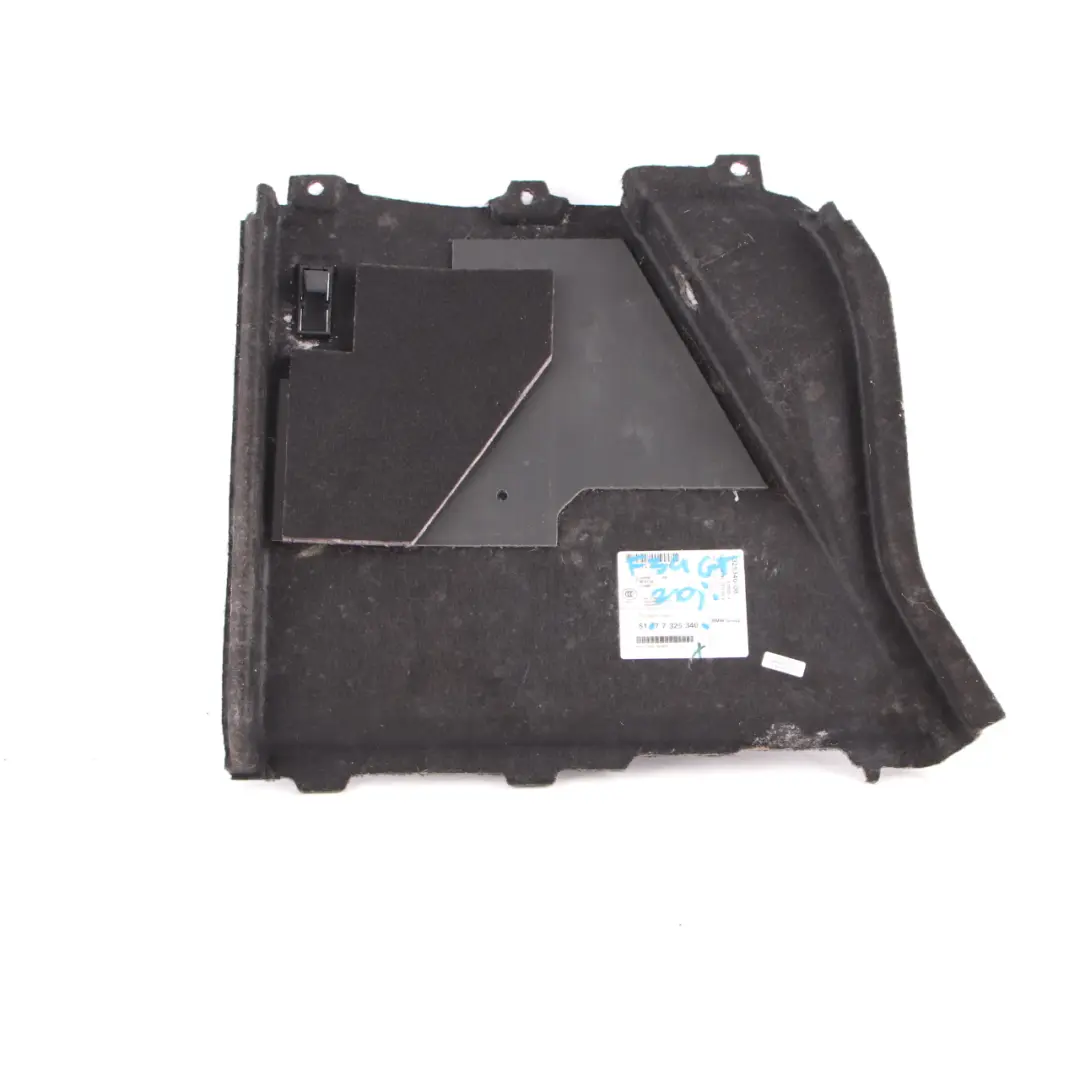 Panneau garniture BMW F34 GT Cache latéral droit du coffre noir pour à propos du numéro de pièce 7325340 Panneau garniture BMW F34 GT Cache latéral droit du coffre noir - SKU 7325340 - Numéro de pièce 7325340