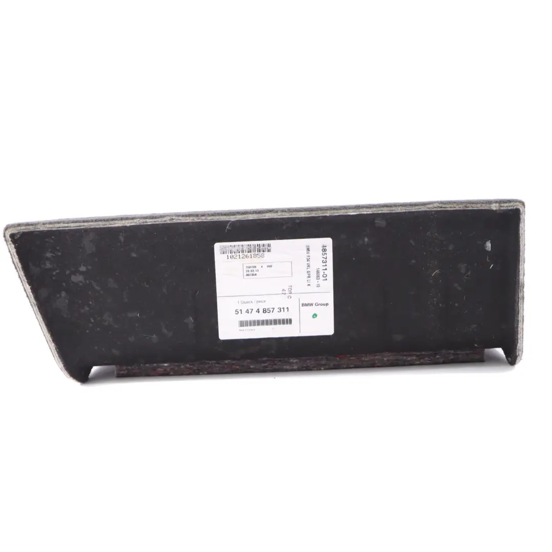 Schowek Klapka Boczka Bagażnika Lewa do BMW F34 o numerze 7325351 BMW F34 Schowek Klapka Boczka Bagażnika Lewa - SKU 7325351 - Numer Części 7325351