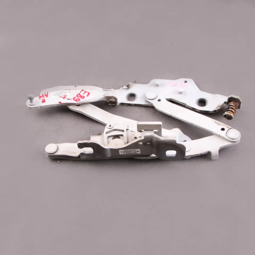  Hood Bonnet Hinge BMW Z4 E89 Left Engine N/S Alpinweiss Alpine White 300 7285817 - SKU 7325859-AW - Part number 7325859