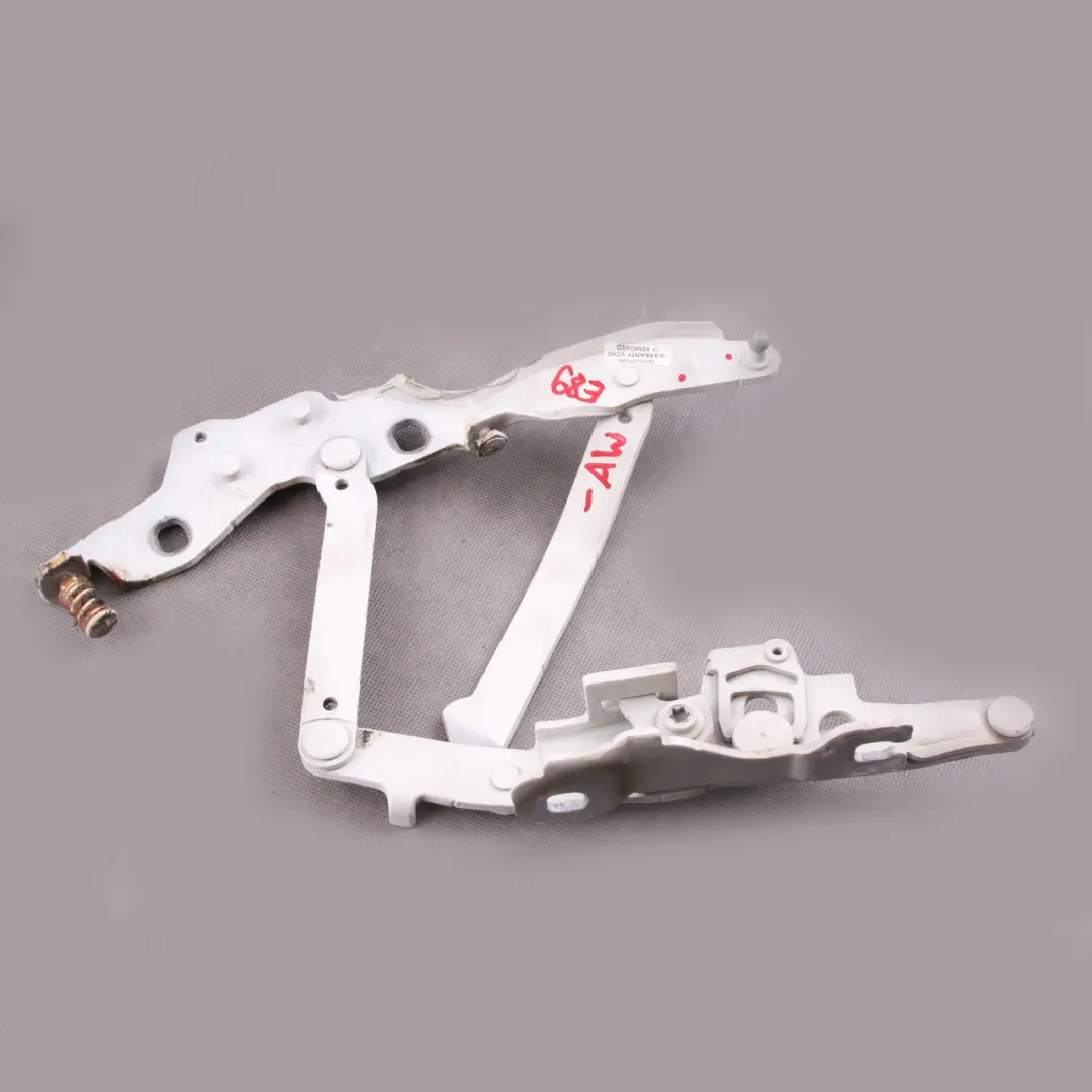  Hood Bonnet Hinge BMW Z4 E89 Right Engine O/S Alpinweiss Alpine White 7285818 - SKU 7325860-AW - Part number 7325860