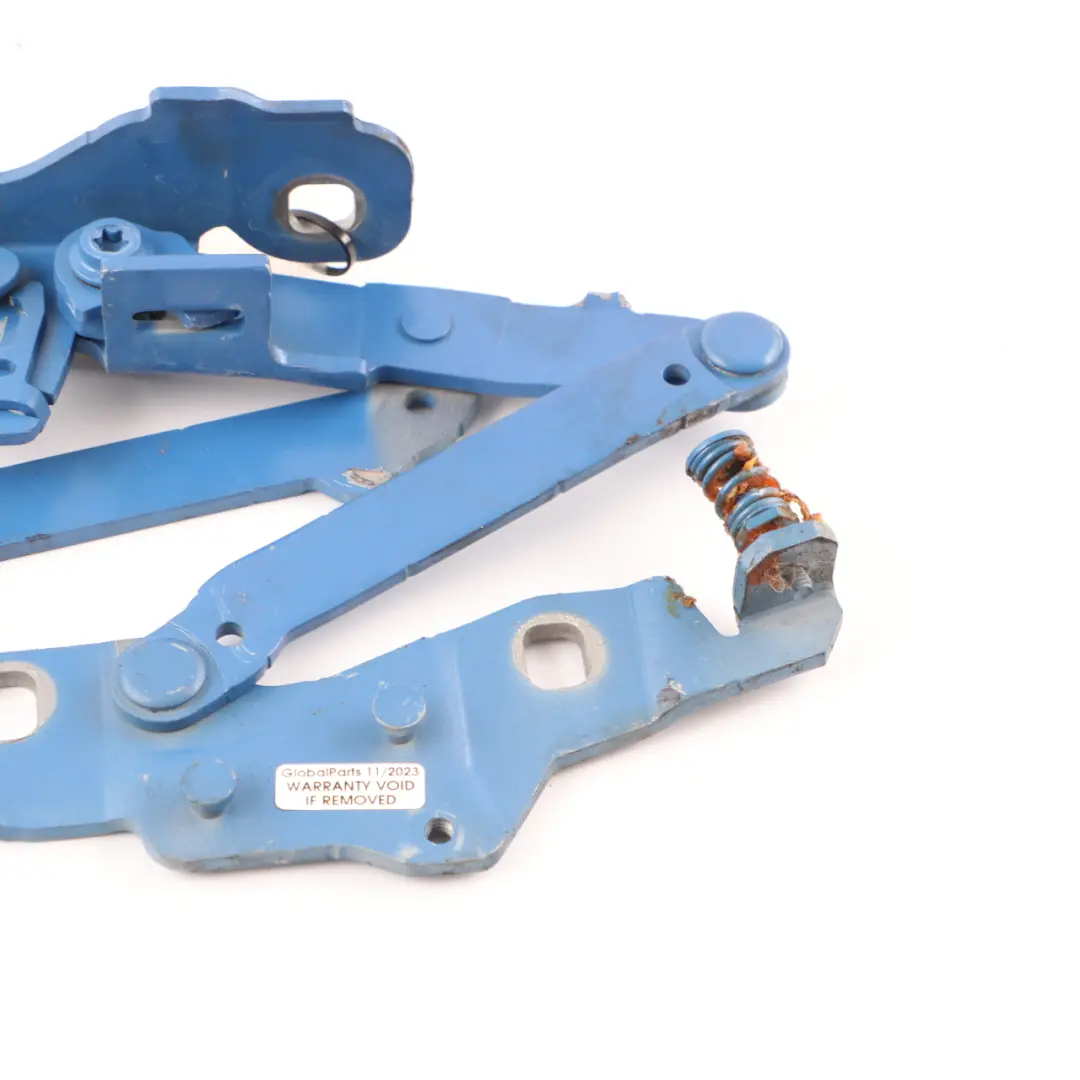 BMW Z4 E89 Hood Bonnet Hinge Right Engine O/S Estoril Blue B45 7285818 - SKU 7325860-EB - Part number 7325860