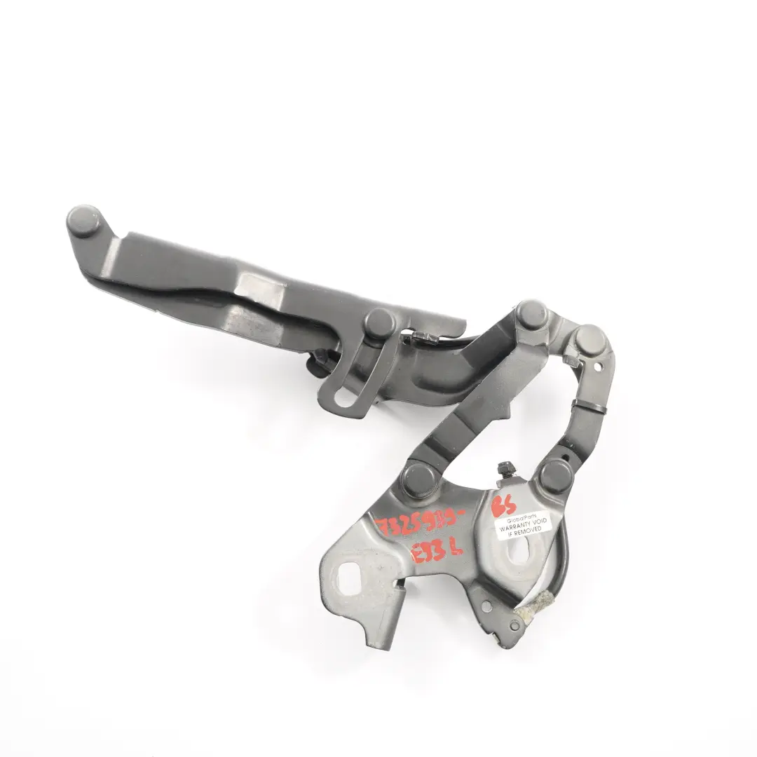 Bisagra Capó Motor Delantero Izquierdo Negro Zafiro 475 para BMW E92 E93 LCI con número de pieza 7325939 BMW E92 E93 LCI Bisagra Capó Motor Delantero Izquierdo Negro Zafiro 475 - SKU 7325939-BS - Número de pieza 7325939