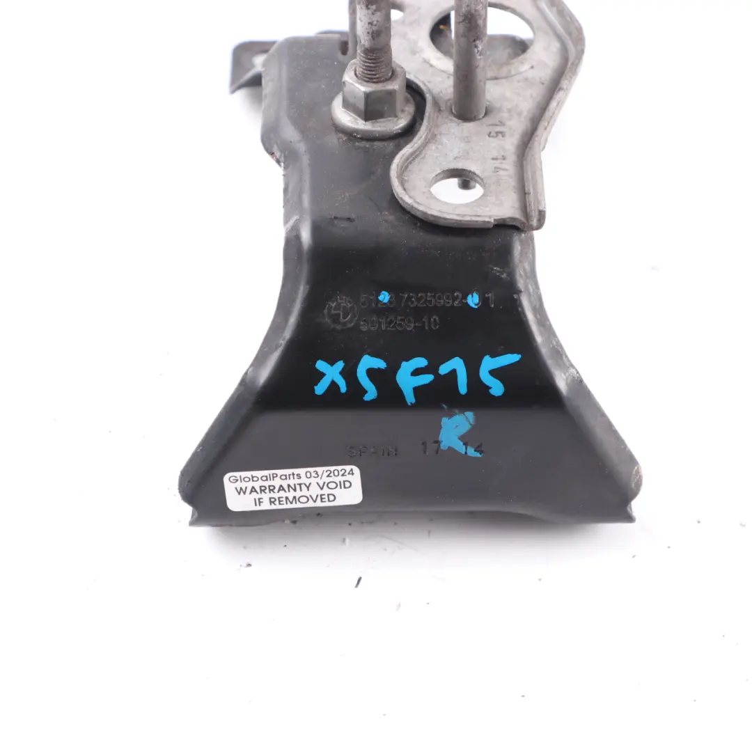 Cierre Capó Sección Superior Derecha Latch para BMW X5 F15 con número de pieza 7325992 BMW X5 F15 Cierre Capó Sección Superior Derecha Latch - SKU 7325992 - Número de pieza 7325992