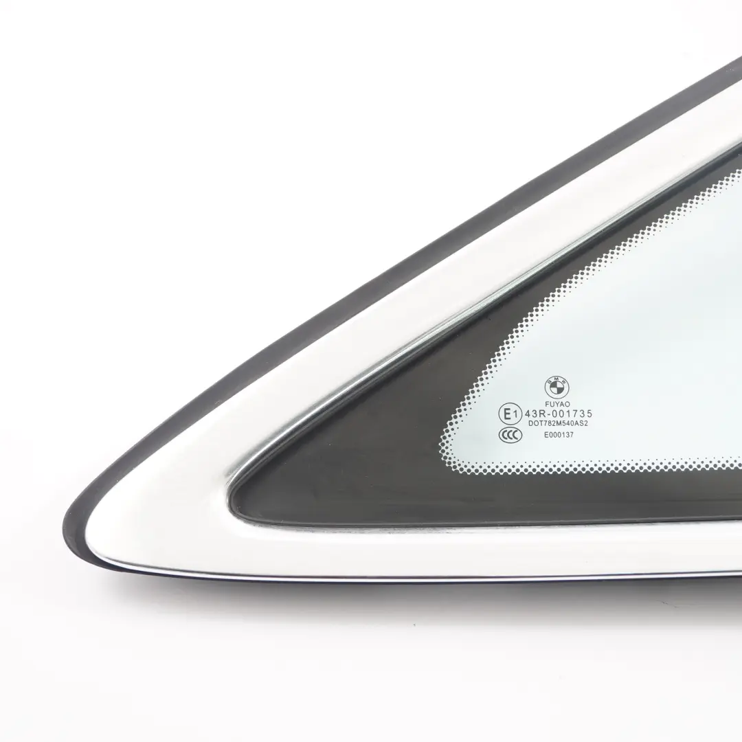 Viertel Fenster vorne links Dreieck Glas AS2 Verglasung Chrom für BMW F45 mit Teilenummer 7326155 BMW F45 Viertel Fenster vorne links Dreieck Glas AS2 Verglasung Chrom - SKU 7326155 - Teilenummer 7326155