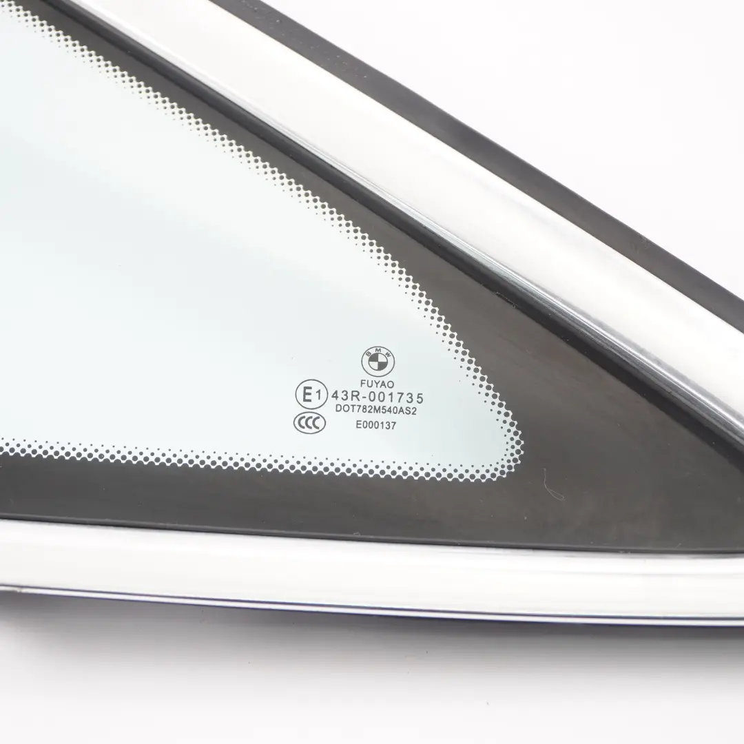BMW F45 Quarter Window Front Right O/S Triangle Glass AS2 Glazing Chrome - SKU 7326156 - Part number 7326156