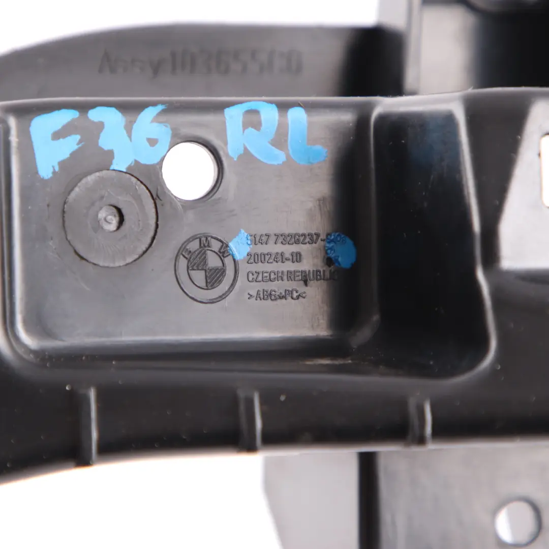 Trunk Support Trim Rear Left N/S Carrier Bracket to BMW F36 Gran Coupe with Part number 7326237 BMW F36 Gran Coupe Trunk Support Trim Rear Left N/S Carrier Bracket - SKU 7326237 - Part number 7326237