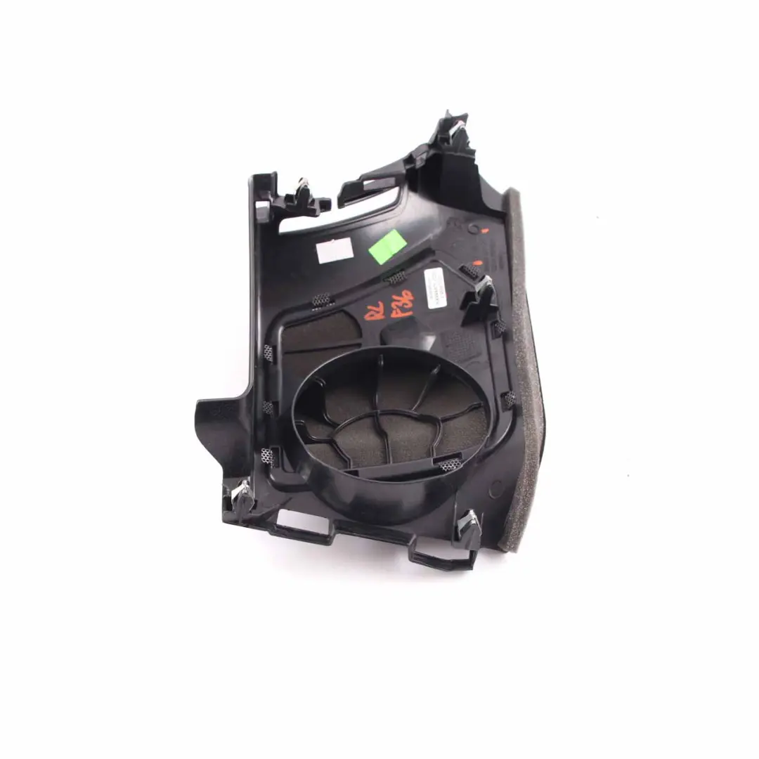 Haut-parleur Couvercle Panneau de garniture arrière gauche Guide Noir pour BMW F36 à propos du numéro de pièce 7326269 BMW F36 Haut-parleur Couvercle Panneau de garniture arrière gauche Guide Noir - SKU 7326269 - Numéro de pièce 7326269