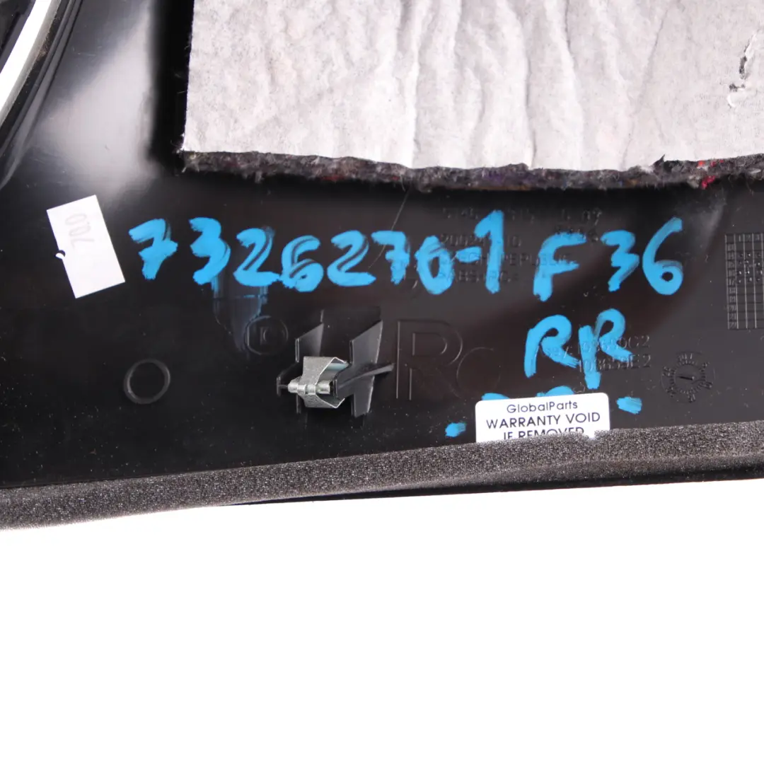Osłona Pasa Bezpieczeństwa Prawy Tył Czarny 7315110 do BMW F36 Gran Coupe o numerze 7326270 BMW F36 Gran Coupe Osłona Pasa Bezpieczeństwa Prawy Tył Czarny 7315110 - SKU 7326270-1 - Numer Części 7326270