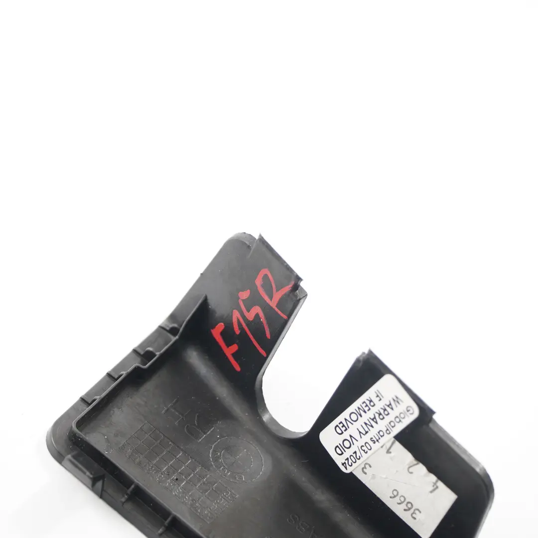 BMW X5 F15 Maletero Piso Cubierta Columna Derecha Trim Panel Negro 7308704 - SKU 7326436 - Número de pieza 7326436