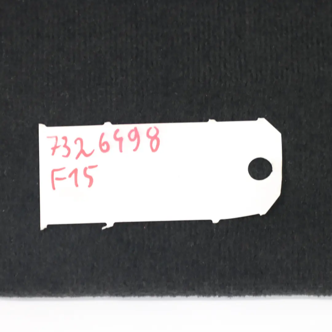 Wykładzina Osłona Podłogi Bagażnika Czarna do BMW X5 F15 o numerze 7326498 BMW X5 F15 Wykładzina Osłona Podłogi Bagażnika Czarna - SKU 7326498 - Numer Części 7326498